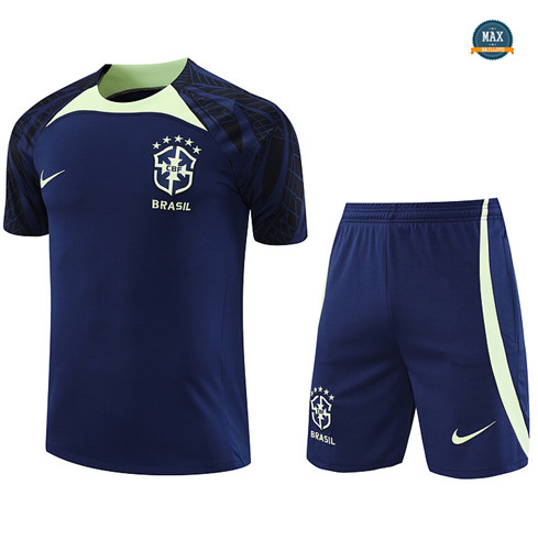 Max Maillots Brésil + Short 2022/23 Training Bleu discout