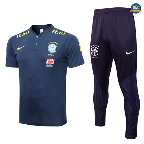 Max Maillots Brésil + Pantalon 2022/23 Training Bleu original