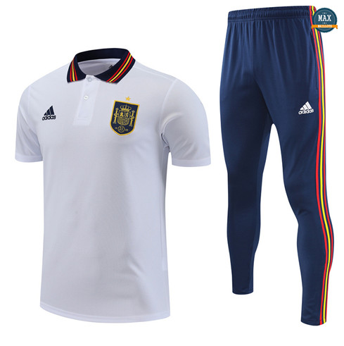 Max Maillots Espagne + Pantalon 2022/23 Training Blanc original