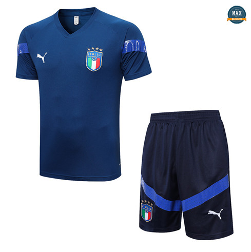 Max Maillot Italie + Short 2022/23 Training Bleu original