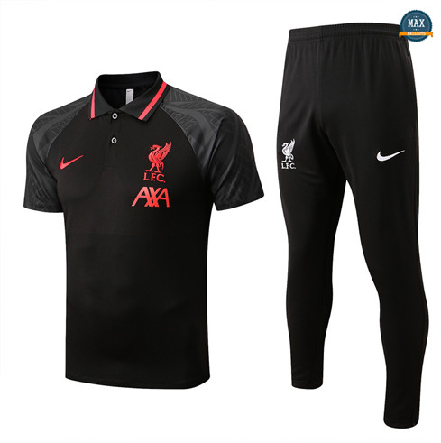 Max Maillots Liverpool + Pantalon 2022/23 Training noir fiable