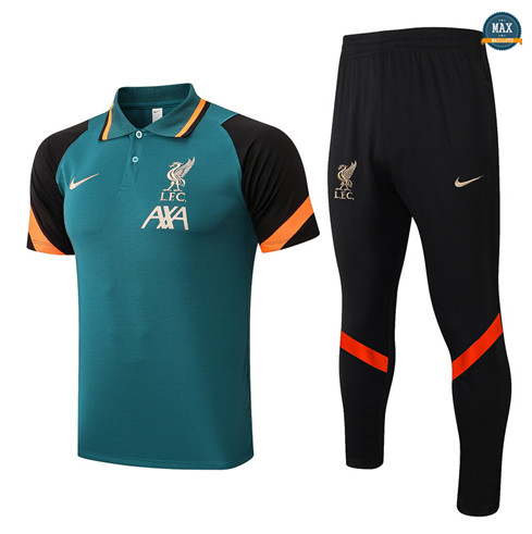 Max Maillot Liverpool + Pantalon 2022/23 Training vert original