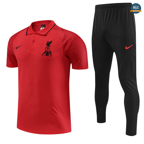 Max Maillot Liverpool + Pantalon 2022/23 Training rouge fiable