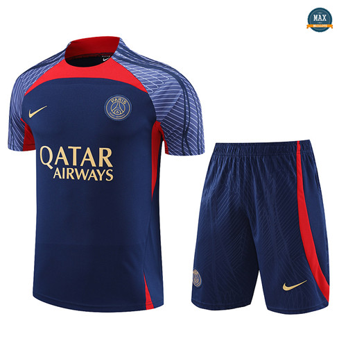 Max Maillots Paris Paris Saint Germain + Short 2023/24 Training Bleu discout