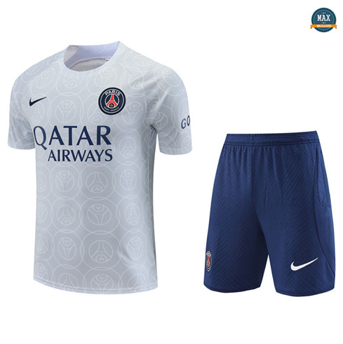 Max Maillots Paris Paris Saint Germain + Short 2022/23 Training Blanc grossiste