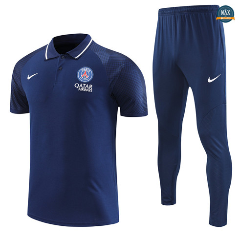 Max Maillot Paris Paris Saint Germain + Pantalon 2022/23 Training Bleu flocage