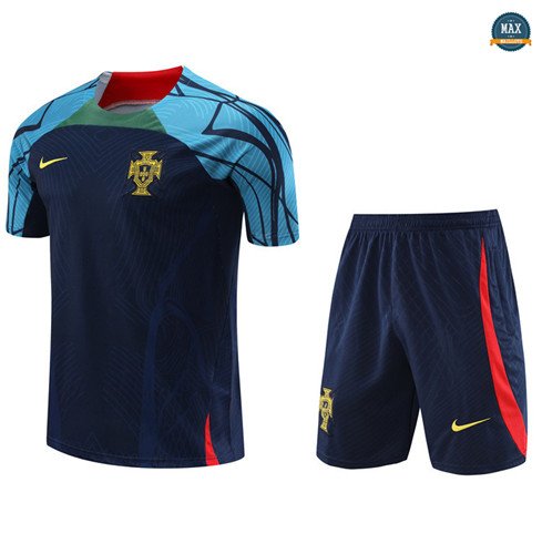 Max Maillots Portugal + Short 2022/23 Training Bleu original