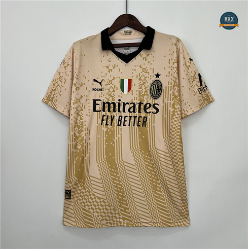 Max Maillot AC Milan Gardien de but Spécial Jaune 2023/24 grossiste