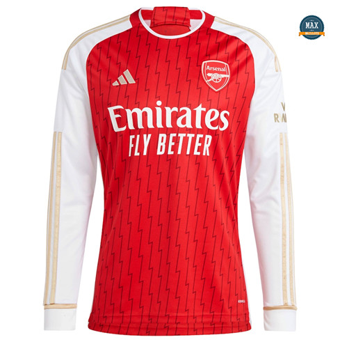 Max Maillots Arsenal Domicile Manche Longue 2023/24 discout