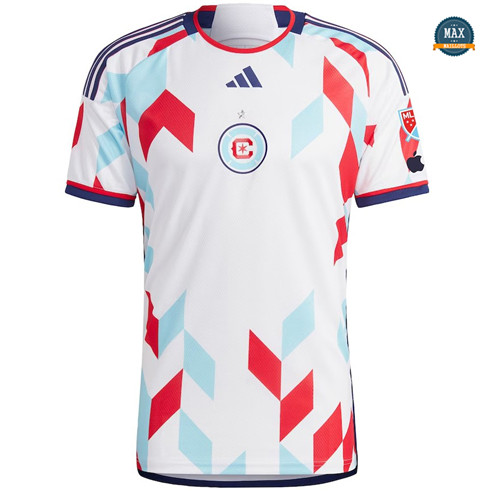 Max Maillots foot Chicago Fire Exterieur Blanc 2023/24 grossiste
