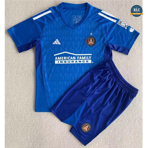 Max Maillots foot Atlanta United Enfant Gardien de but Bleu 2023/24 grossiste