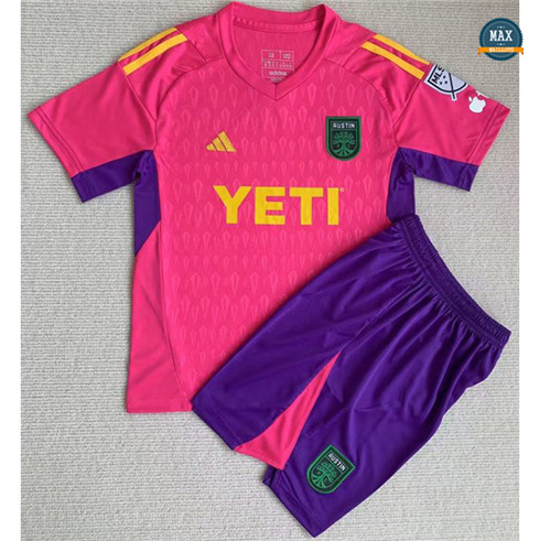 Max Maillot foot Austin Enfant Gardien de but Rose 2023/24 discout