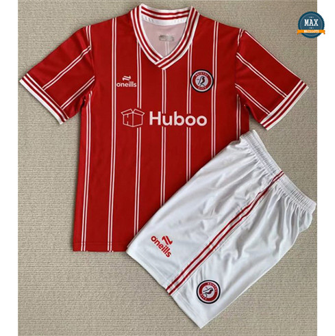 Max Maillots foot Bristol City Enfant Domicile 2023/24 fiable