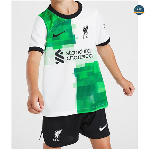 Max Maillot foot Liverpool Enfant Exterieur 2023/24 flocage