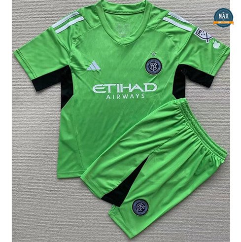 Max Maillots foot New York City Enfant Gardien de but Vert 2023/24 discout