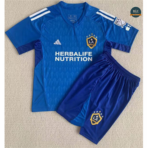 Max Maillots Los Angeles Galaxy Enfant Gardien de but Bleu 2023/24 discout