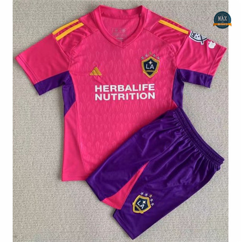 Max Maillot Los Angeles Galaxy Enfant Gardien de but Rose 2023/24 fiable