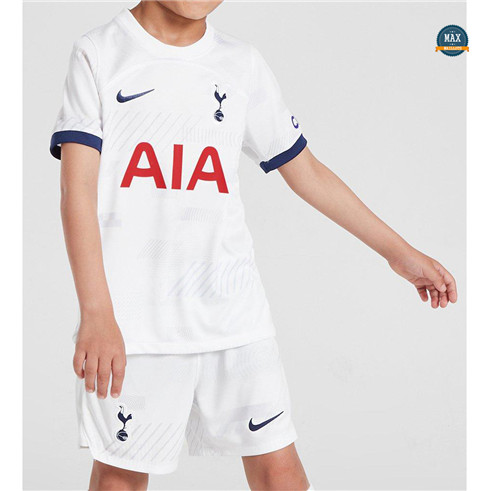 Max Maillots Tottenham Hotspur Enfant Domicile 2023/24 flocage