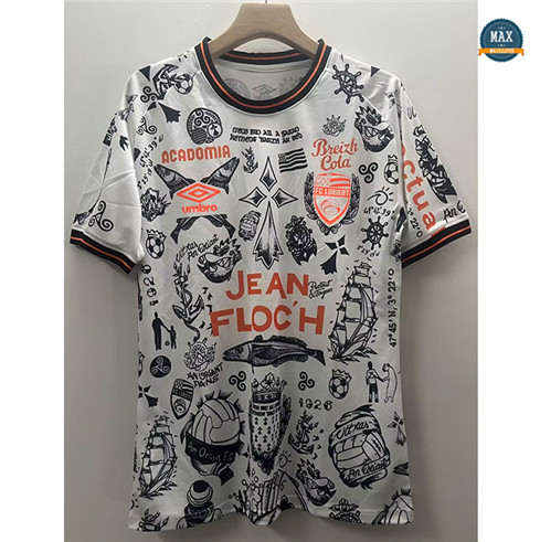 Max Maillots foot Lorient FC Blanc 2023/24 original