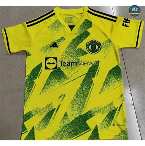Max Maillot foot Manchester United Édition spéciale Vert 2023/24 fiable