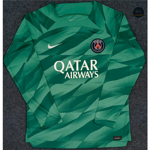 Max Maillots PSG Gardien de but Manche Longue Vert 2023/24 flocage