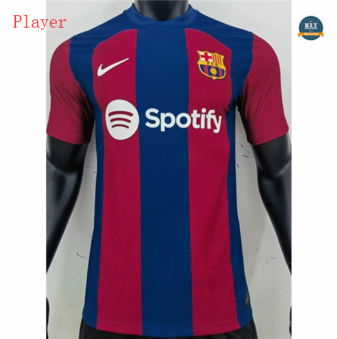 Max Maillots Player Version 2023/24/24 Barcelone Domicile fiable