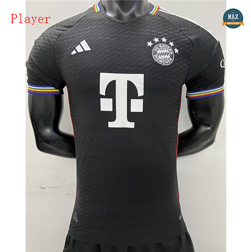 Max Maillots foot Bayern Munich Player Noir 2023/24 flocage