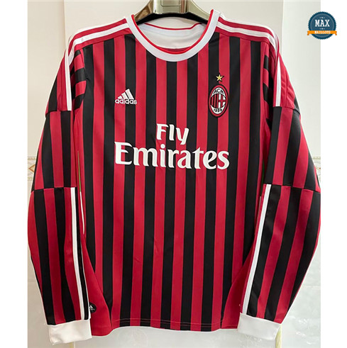 Max Maillot foot Retro2011-12#AC Milan Domicile Manche Longue original