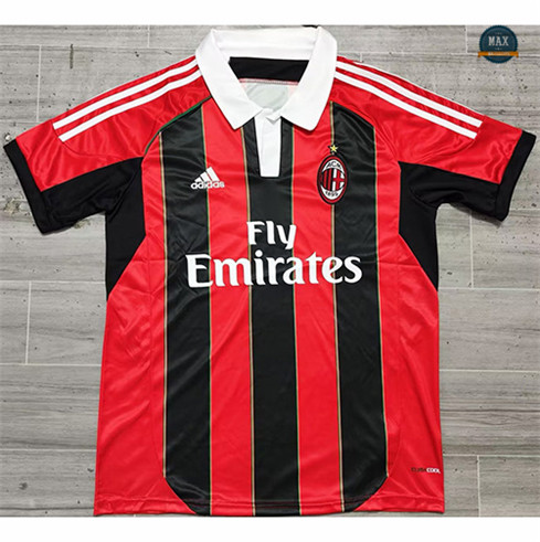 Max Maillots Retro 2012-13 AC Milan Domicile fiable