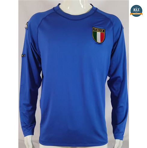 Max Maillot foot Retro2000#Italie Domicile Manche Longue discout