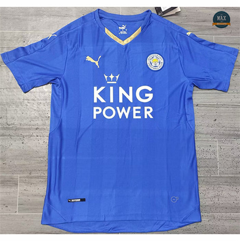 Max Maillots Retro 2015-16 Leicester City Domicile flocage