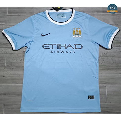 Max Maillots foot Retro2013-14#Manchester City Domicile discout