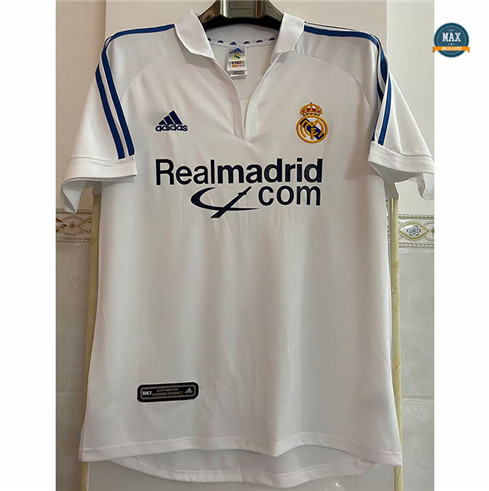 Max Maillot Retro 2001-02 Real Madrid Domicile original