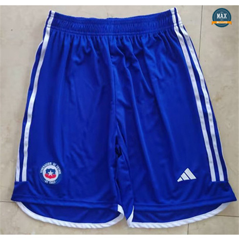 Max Maillot foot Chile Short Bleu 2023/24 grossiste