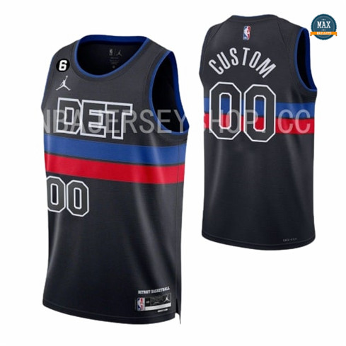 Max Maillots Custom, Detroit Pistons 2022/23 - Statement