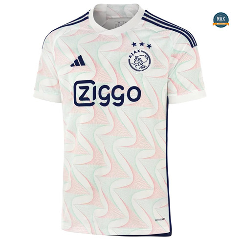 Max Maillots Ajax Exterieur Blanc 2023/24