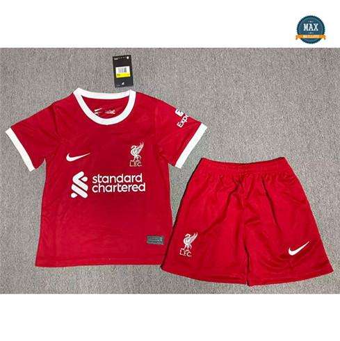 Max Maillots Liverpool Enfant Domicile 2023/24