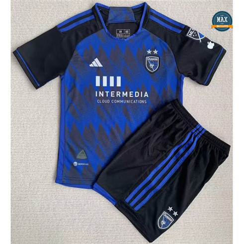 Max Maillots SAN Jose Earthquakes Enfant Domicile 2023/24