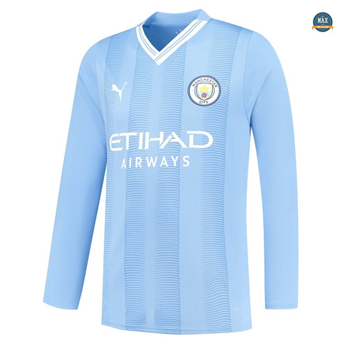 Max Maillot Manchester City Domicile Manche Longue 2023/24