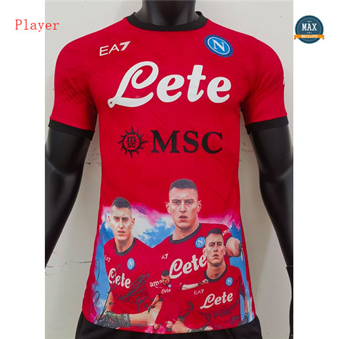 Max Maillot Player Version 2023/24 Naples Rouge