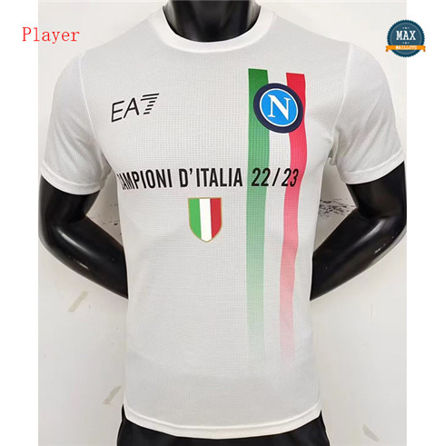 Max Maillot Player Version Naples Blanc 2023/24