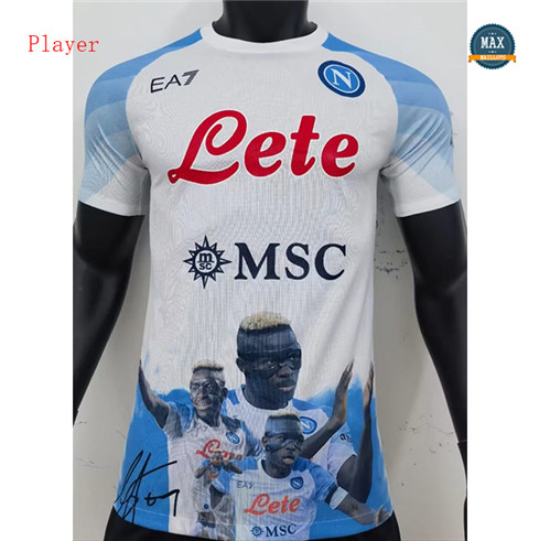 Max Maillot Player Version 2023/24 Naples Blanc