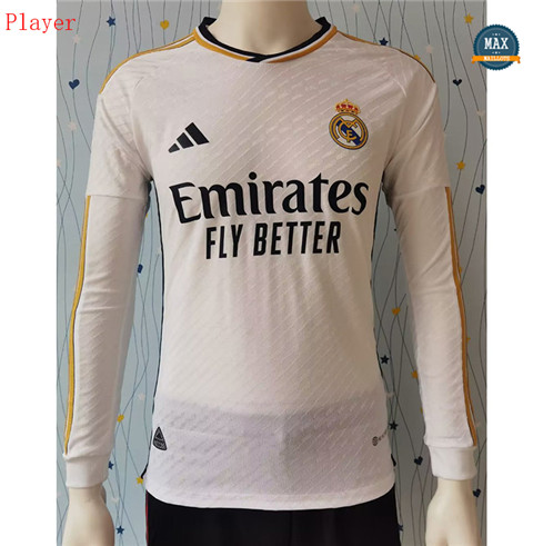 Max Maillot Player Version 2023/24 Real Madrid Domicile Manche Longue