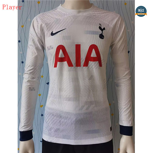 Max Maillots Player Version 2023/24 Tottenham Hotspur Domicile Manche Longue