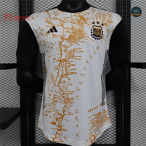 Max Maillot foot Player Version 2023/24 Argentine Édition spéciale Noir