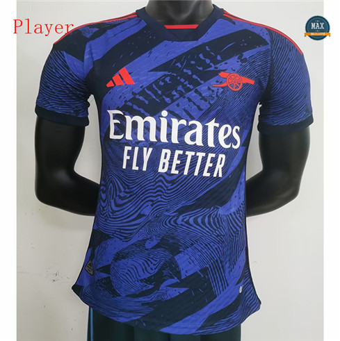 Max Maillot foot Player Version 2023/24 Arsenal Bleu