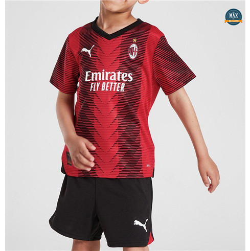 Max Maillot foot AC Milan Enfant Domicile 2023/24