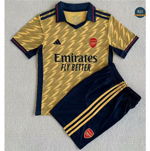 Max Maillot foot Arsenal Enfant Jaune 2023/24