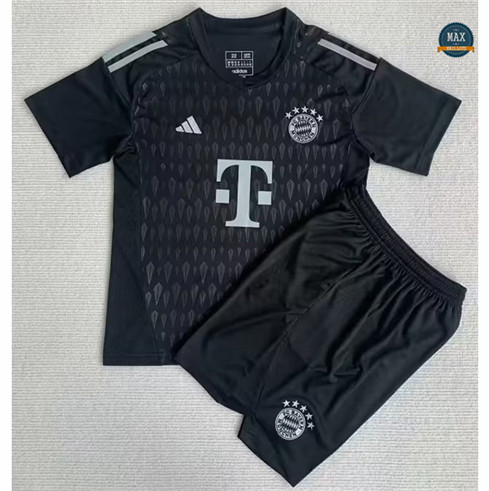 Max Maillot foot Bayern Munich Enfant Gardien de but Noir 2023/24