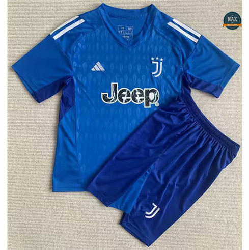 Max Maillot foot Juventus Enfant Gardien de but Bleu 2023/24